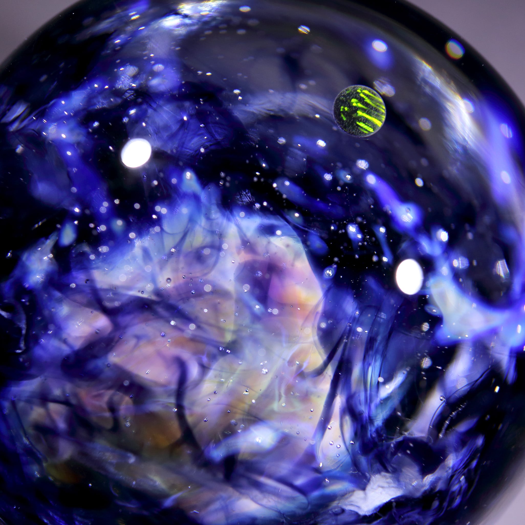 58mm Nebula Galaxy Glass Marble 星雲状宇宙ガラスマーブル