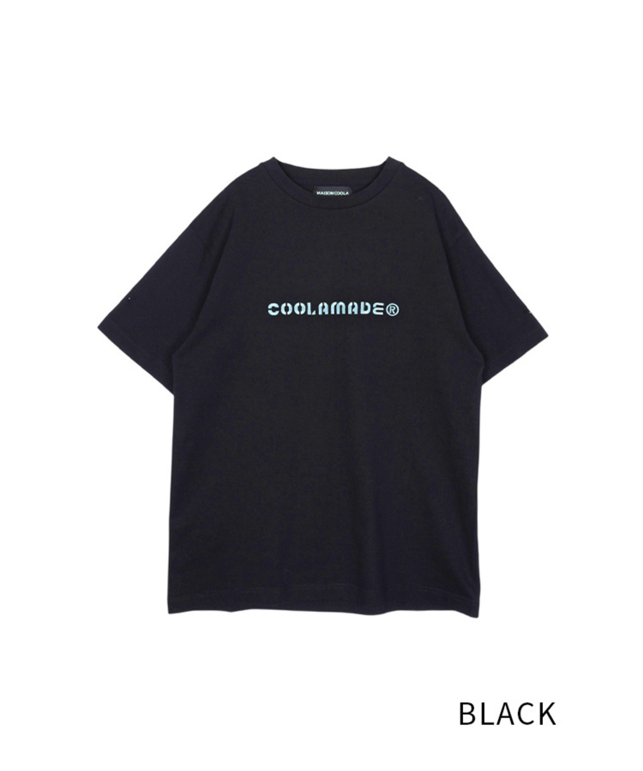 【直営限定ITEM】COOLA MADE®エンブロイダリーベーシックTシャツ (BLACK) CQ-47068H