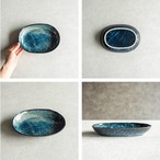 カレー皿-藍色-/美濃焼/日本製/食器/キッチン/ギフト