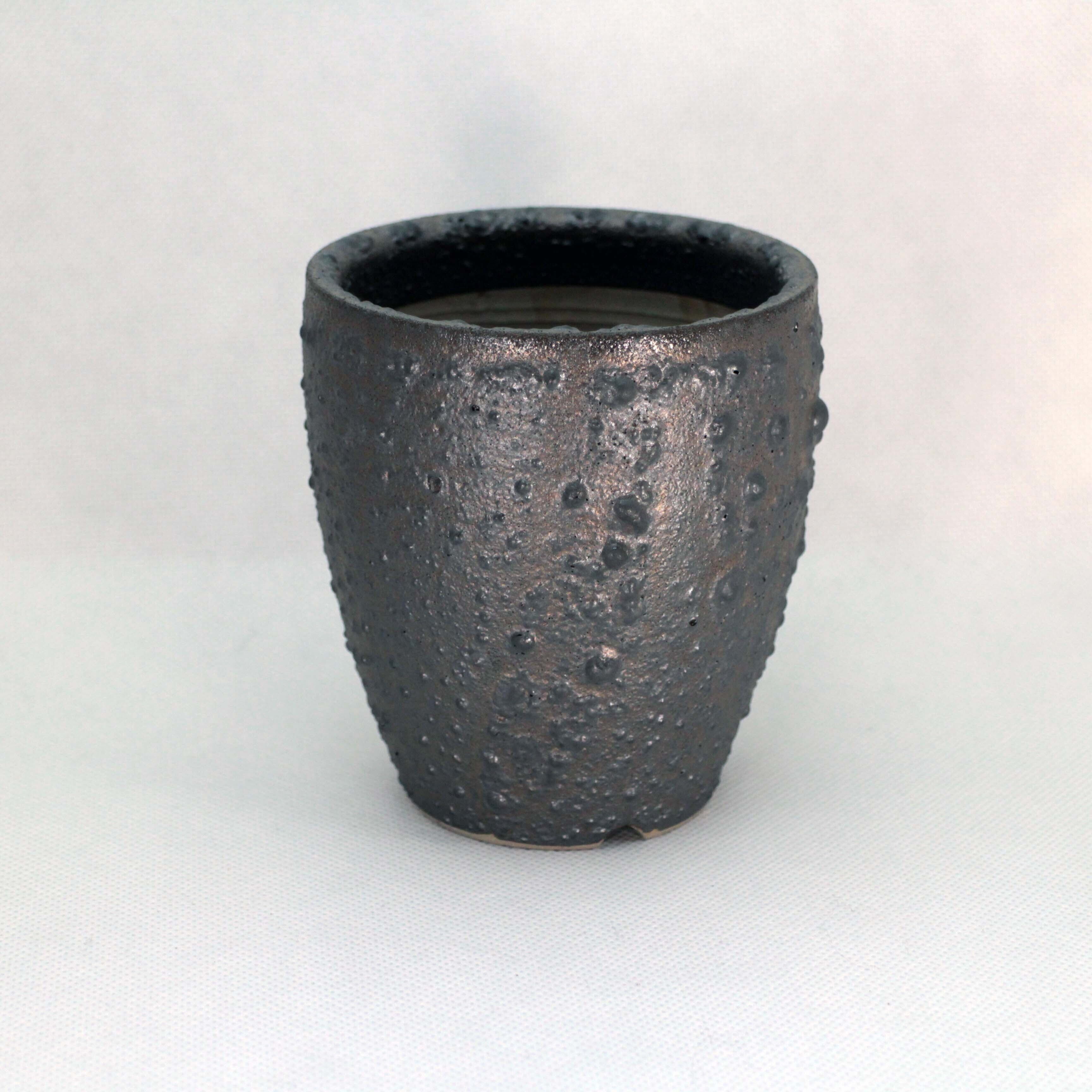 陶器製植木鉢［溶岩釉②］ | 縁側陶房