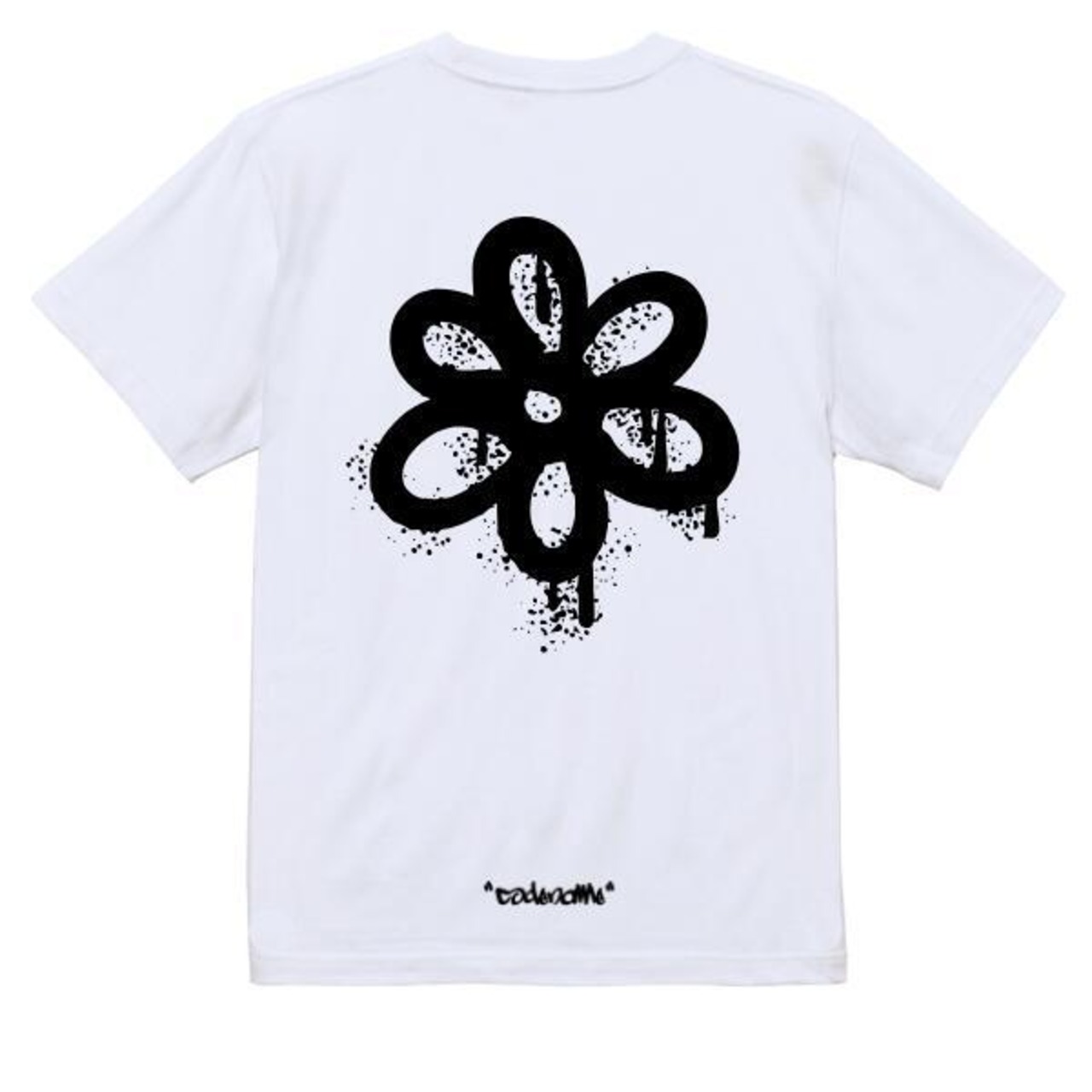 CODENAME 「”Spray Flower” S/S T-Shirts Black/White」 - 9