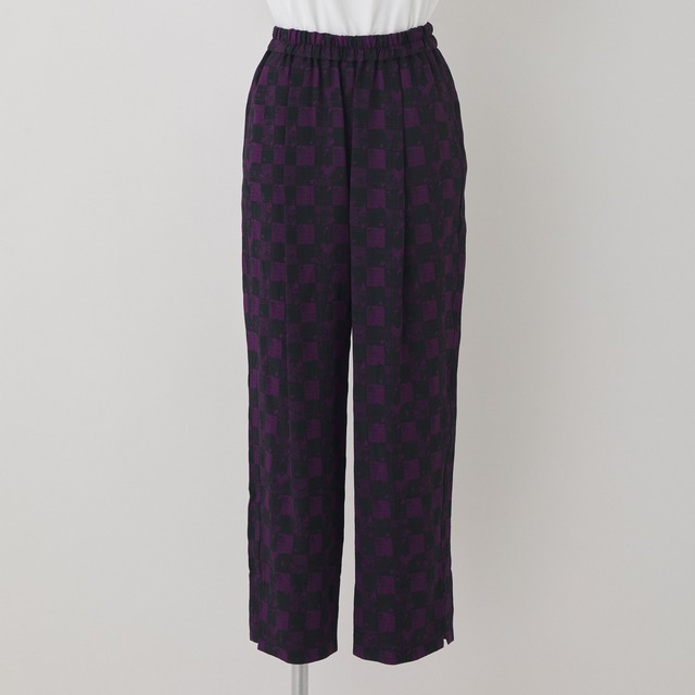 J_O×FUMIE=TANAKA モノグラムパンツ【カーキ】