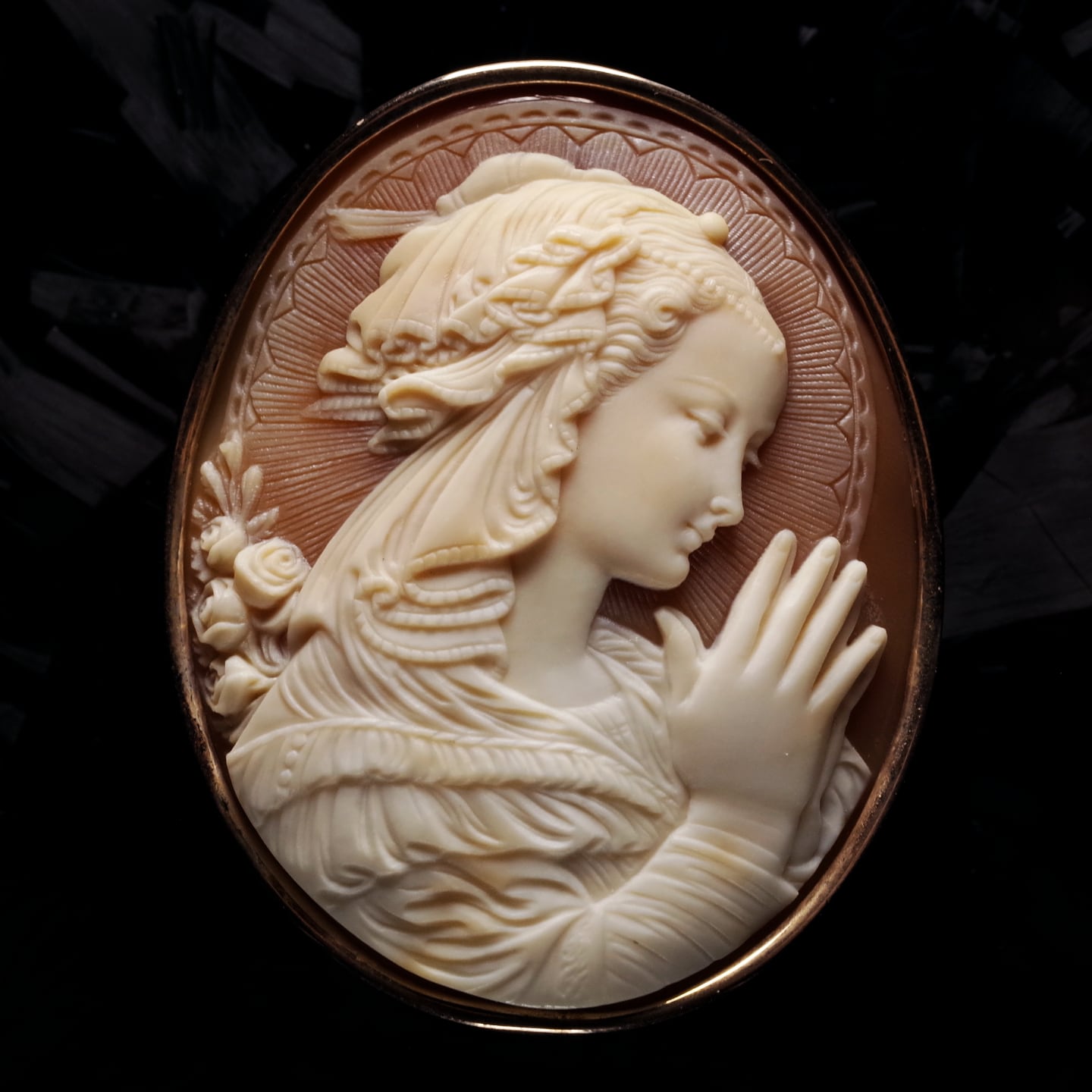 ジョヴァンニ・ノト作 フィリッポ・リッピ画 ”祈る聖母”