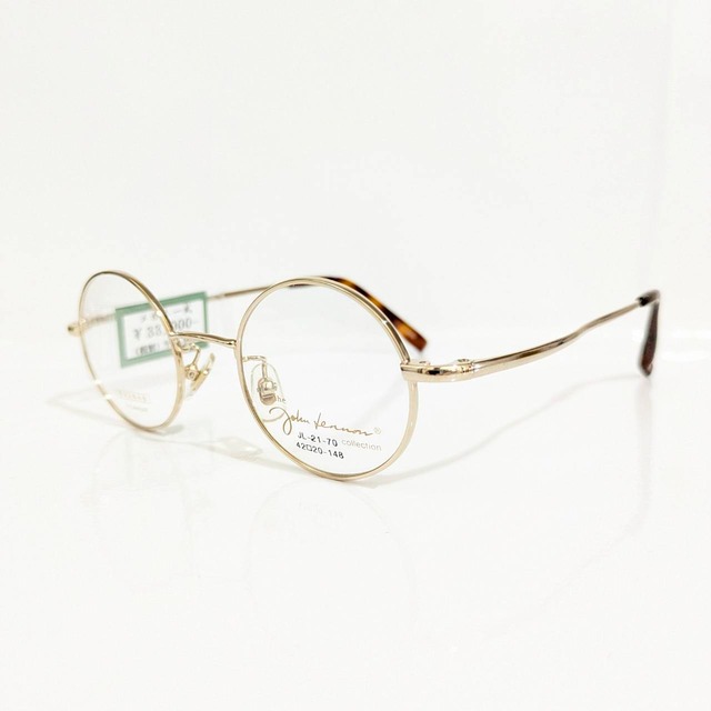 【John Lennon】ラウンドメタルフレーム　ゴールド
