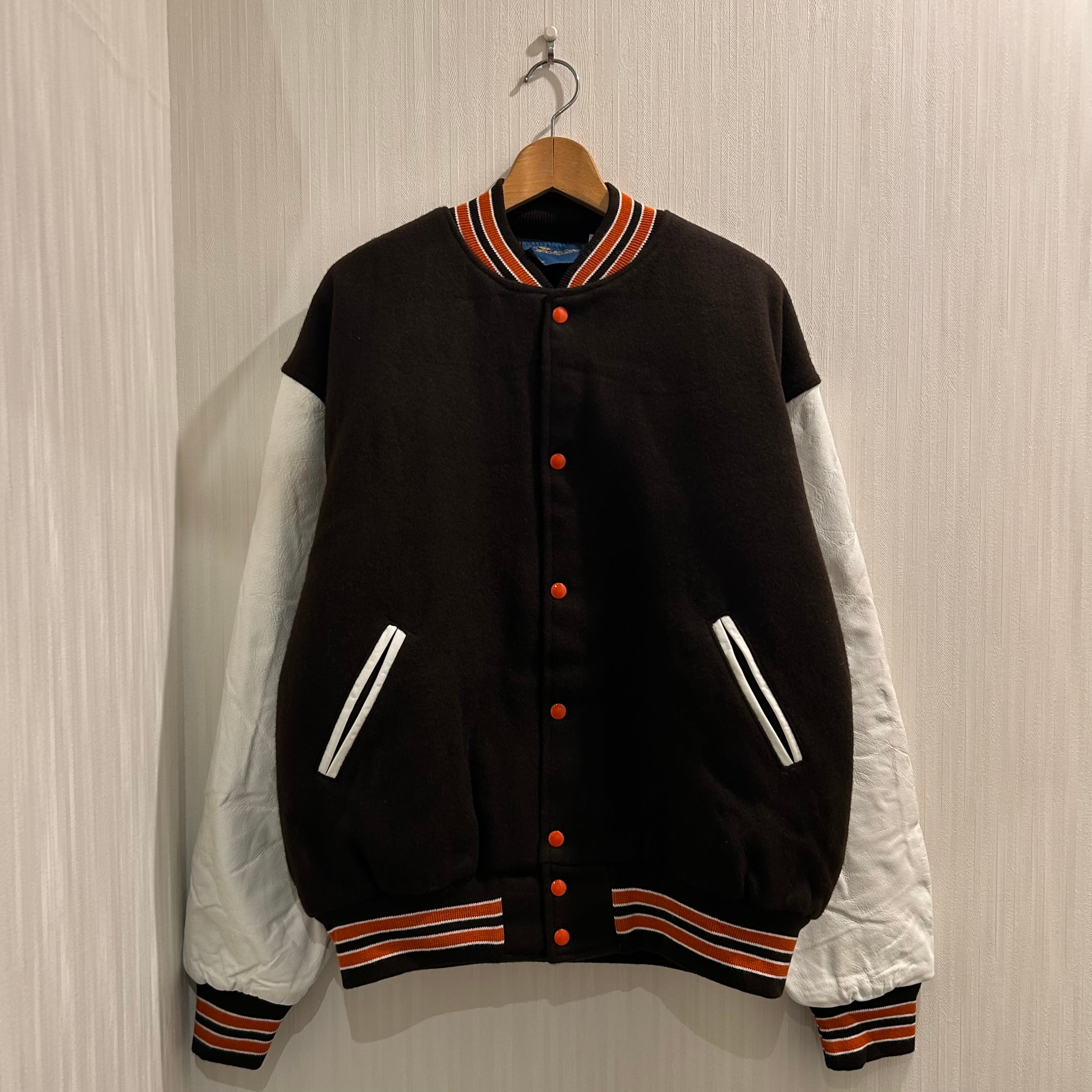Dead Stock!! 1980s Gem Sports Wear Blank Award Jacket【DST】
