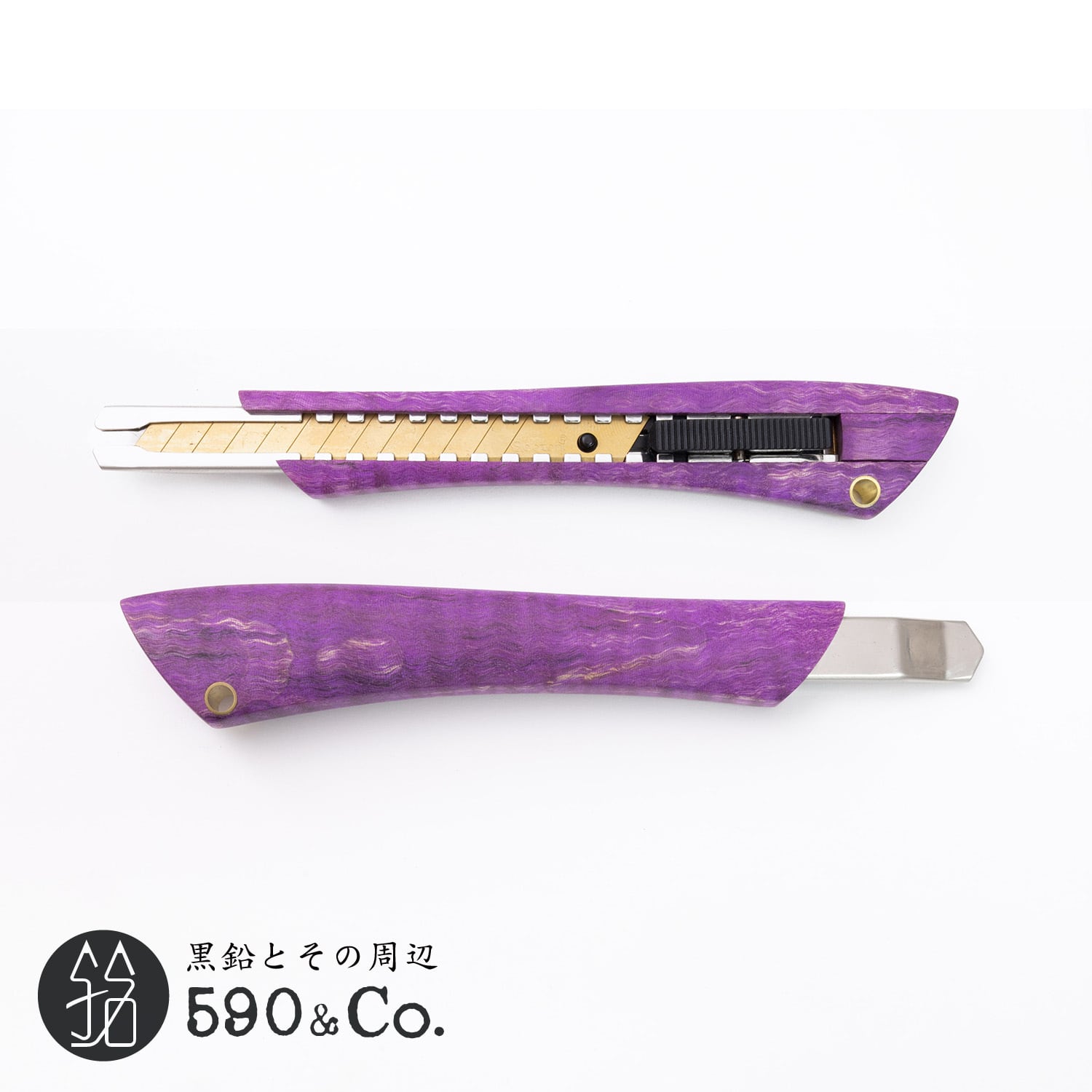 【Flamberg/フランベルク】木製カッターナイフS型 (スタビライズド