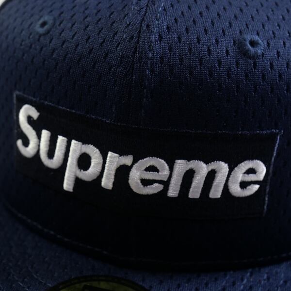 Size【7 3/8(M)】 SUPREME シュプリーム 18SS Mesh Box Logo New Era ...