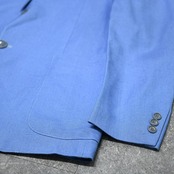 70's rayon set up light blue