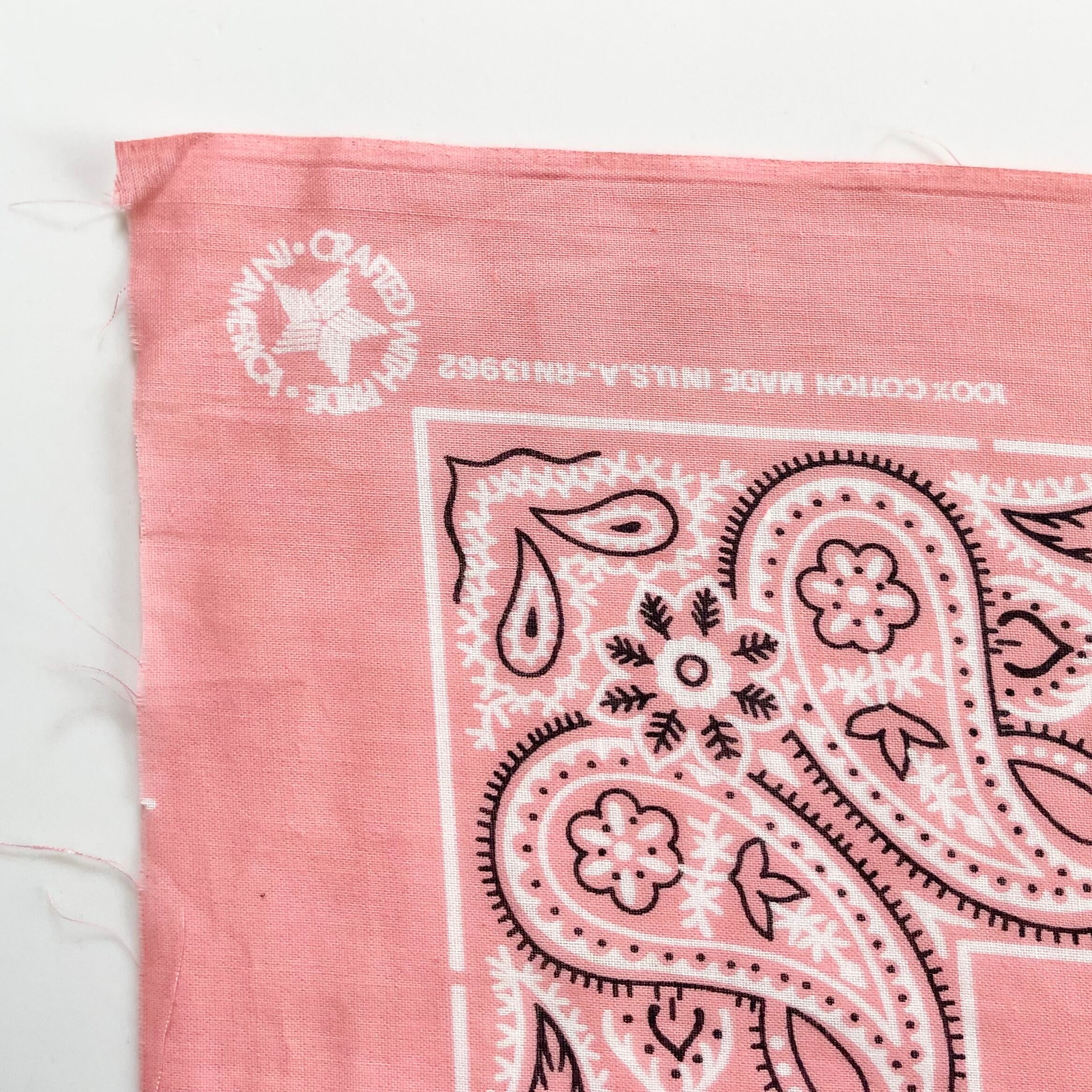 アンティーク　未裁断バンダナ　ダイス　フランス アンティーク 未裁断バンダナ ダイス フランス