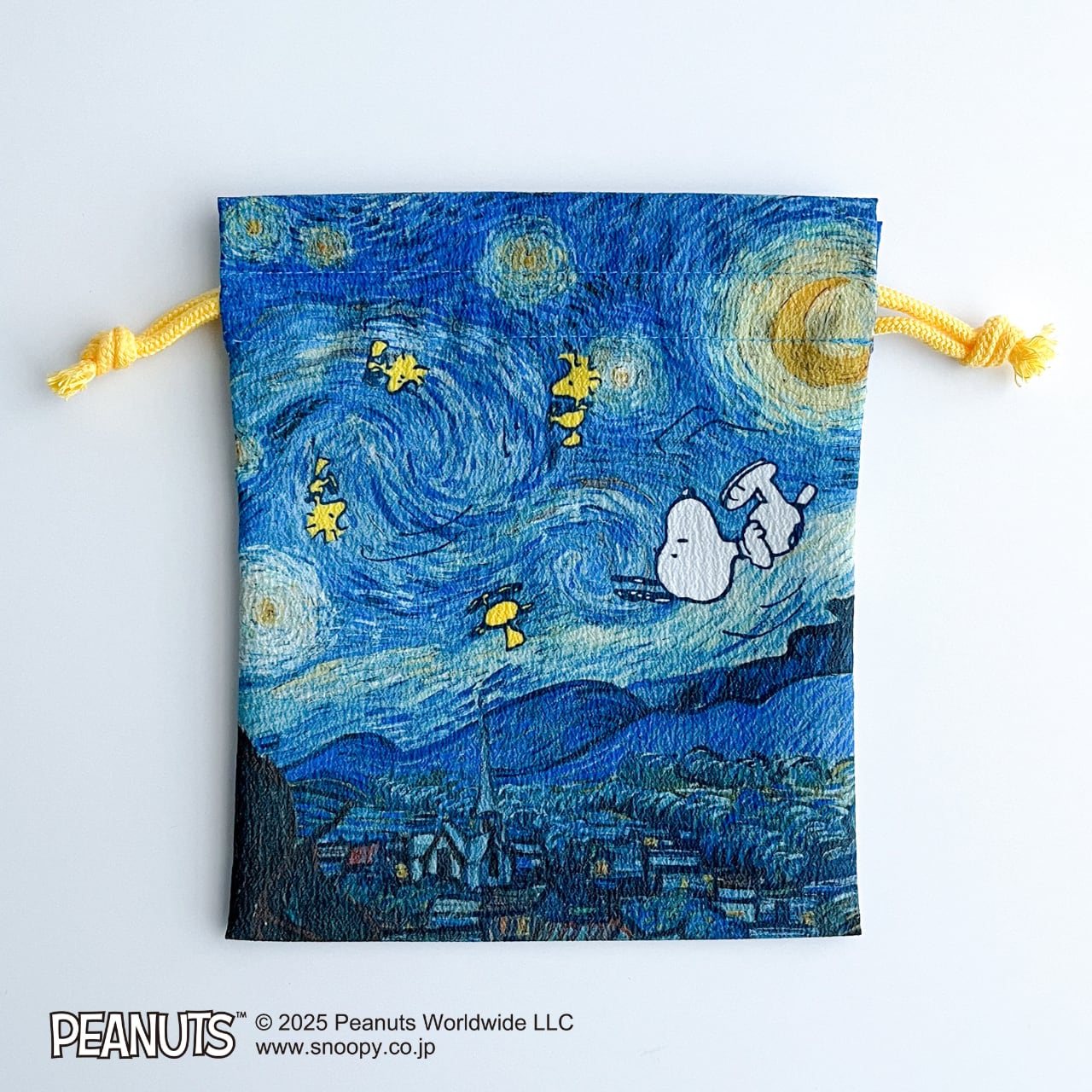 レア！ ゴッホ展×スヌーピー×ソレイアード ポーチ SNOOPY PEANUTS