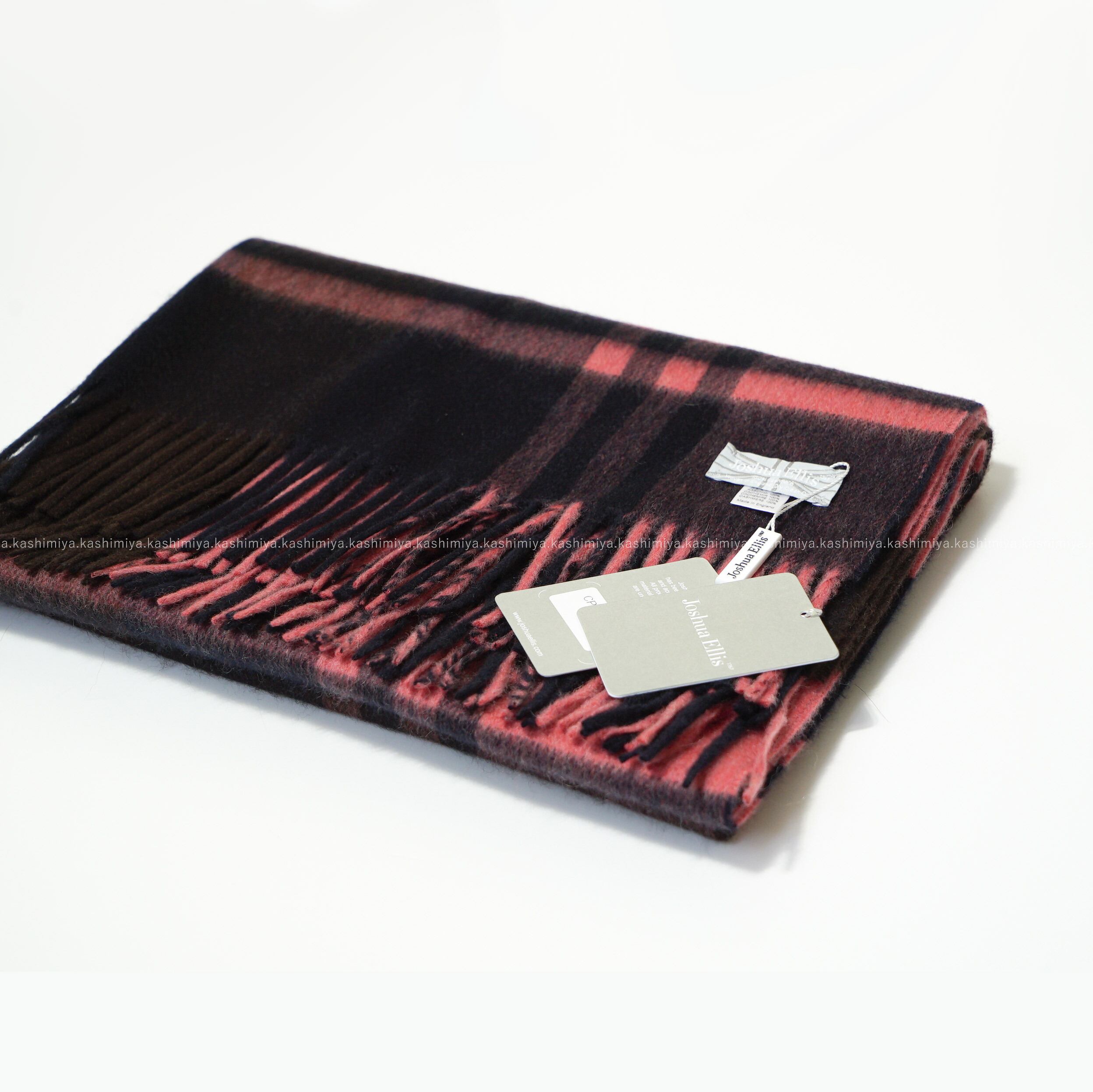 ジョシュア エリス Joshua Ellis カシミヤ大判ストール pink ピンク