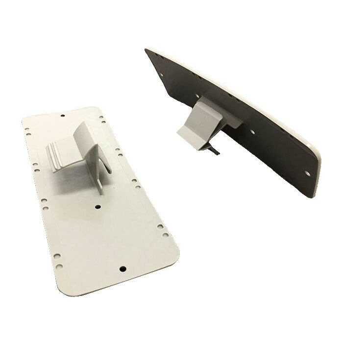 側溝ダートカバーN 50枚セット（AR-4007） 側溝フタ穴対応サイズ15～35ｍｍ（ライトグレー）：気になる側溝の穴をキッチリカバー！特殊樹脂を採用しているため、耐寒性に優れ割れることがありません。（アラオ）AR4007　気になる側溝の穴をキッチリカバー！側溝内にゴミ・チリ等が入るのを防ぎます！