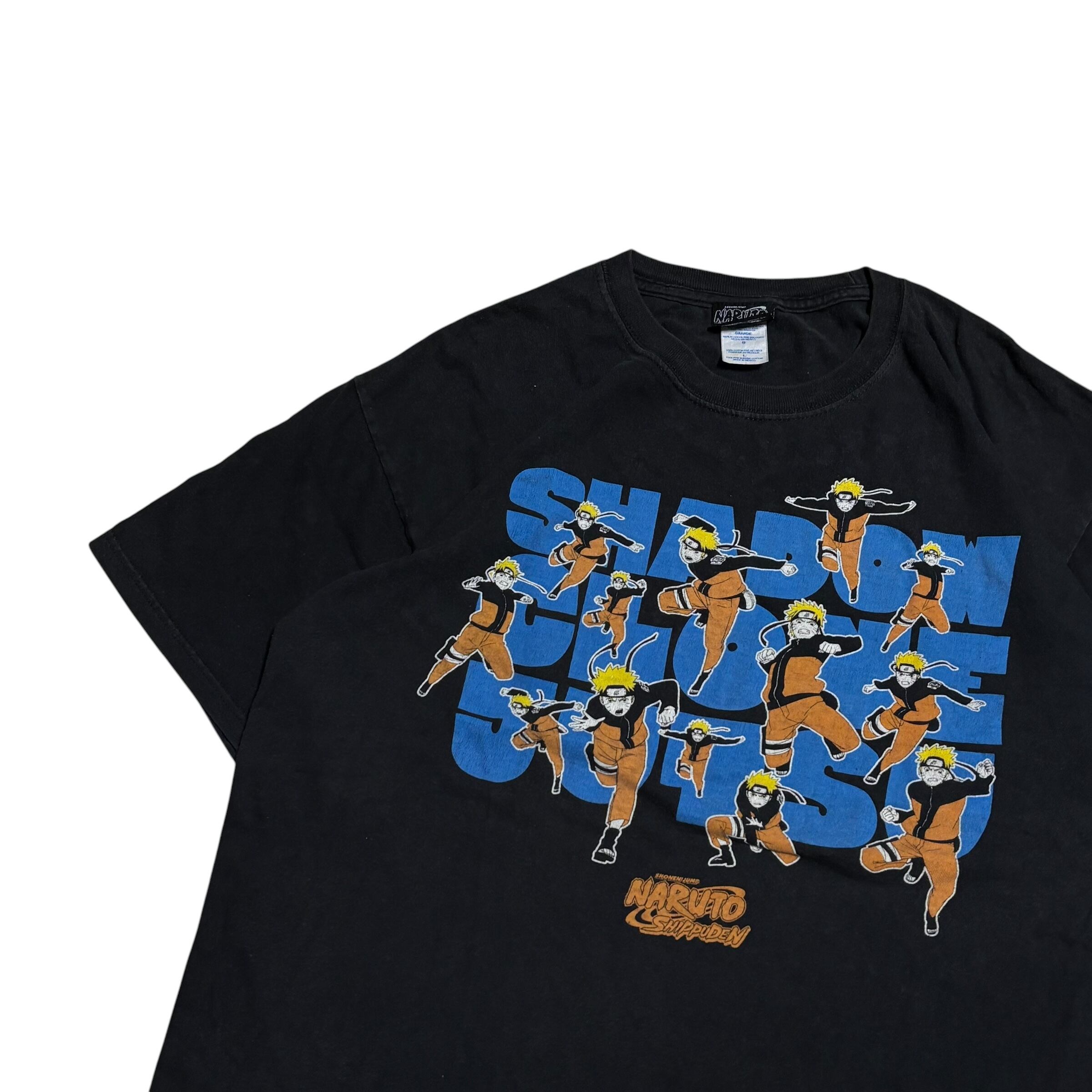 00s NARUTO tシャツ ナルト ナルト疾風伝 ANIME アニメ 影分身 ©️2002