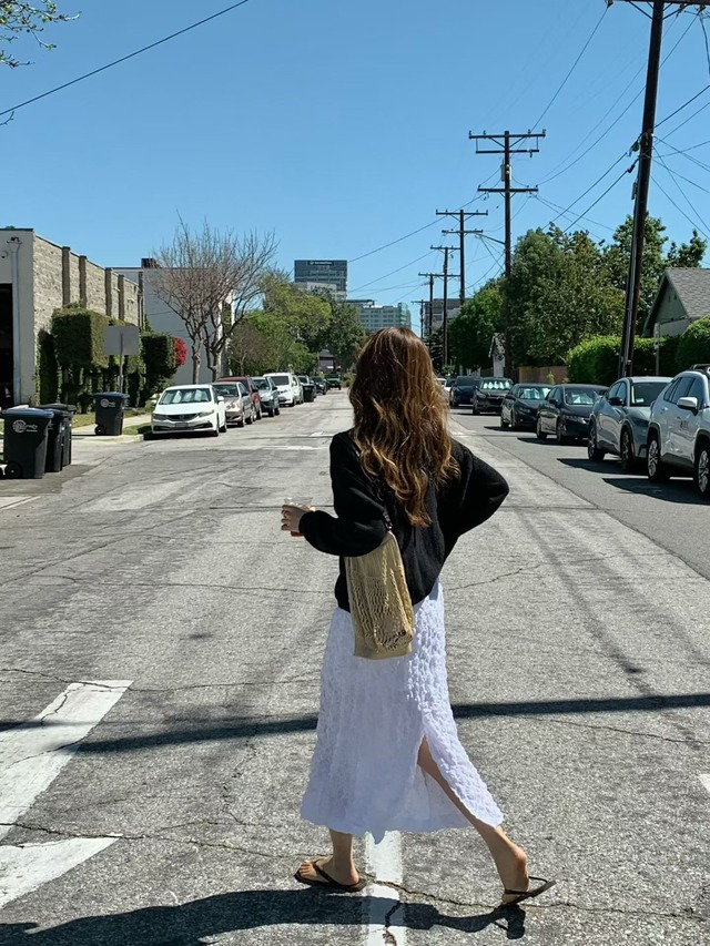 (予約) verveine / Sia paper boatneck box knit 2color