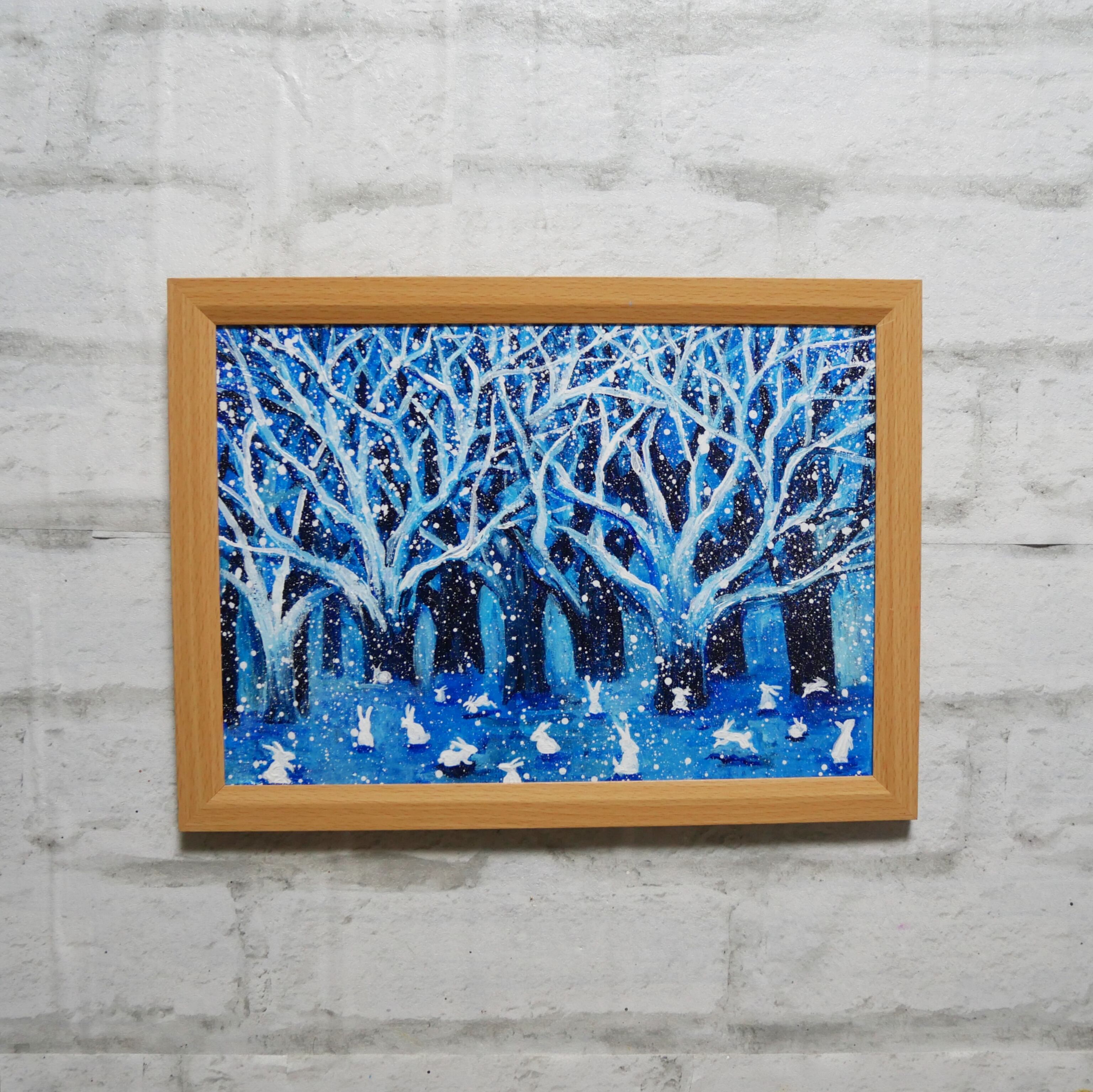 油絵 絵画【夕日と赤富士のひまわり畑】 | Pay ID