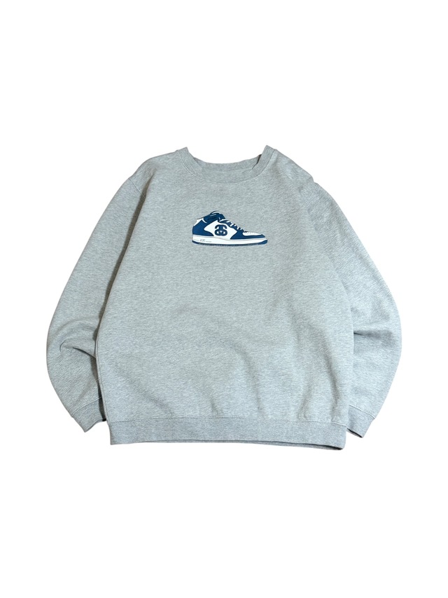 00's STUSSY スニーカープリント スウェット