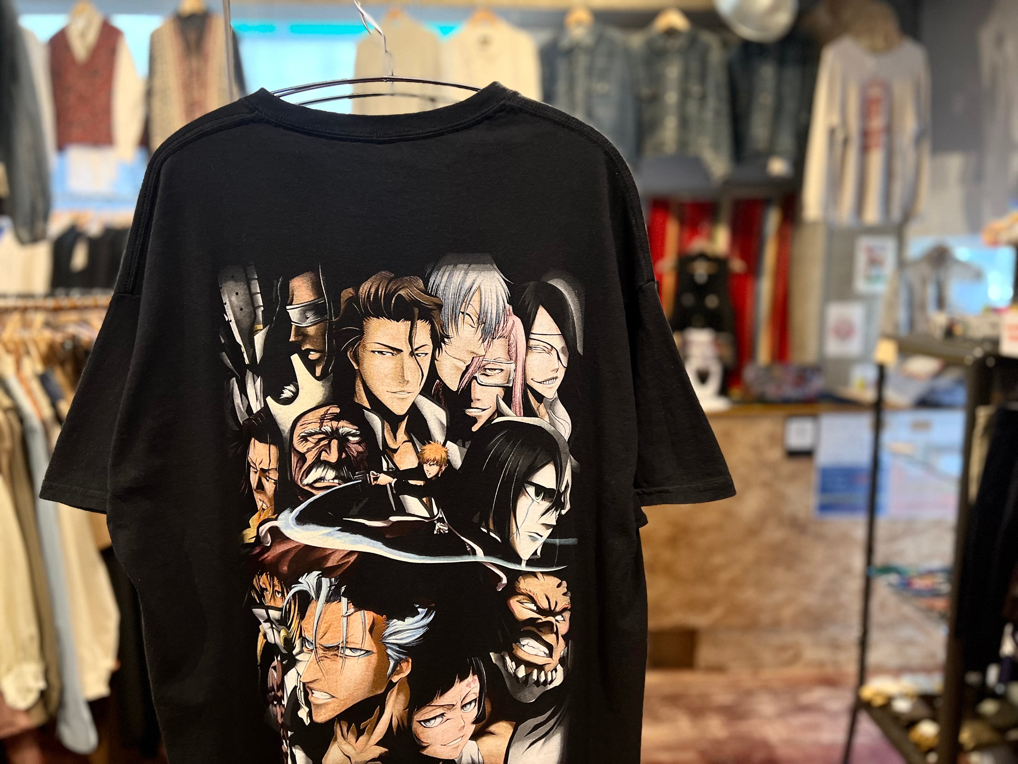 デッドストック　00s　bleach　Tシャツ　L　グレー　アニメTシャツ *