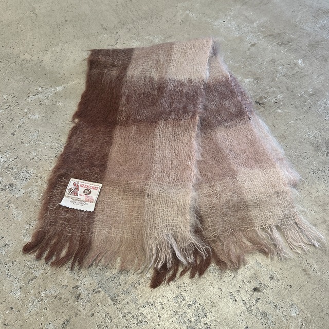 Ⓝ1970s GLEN CREE MOHAIR MUFFLER