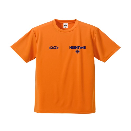 HAZY  HIGH TIME Tee_2 ( Orange / Navy )