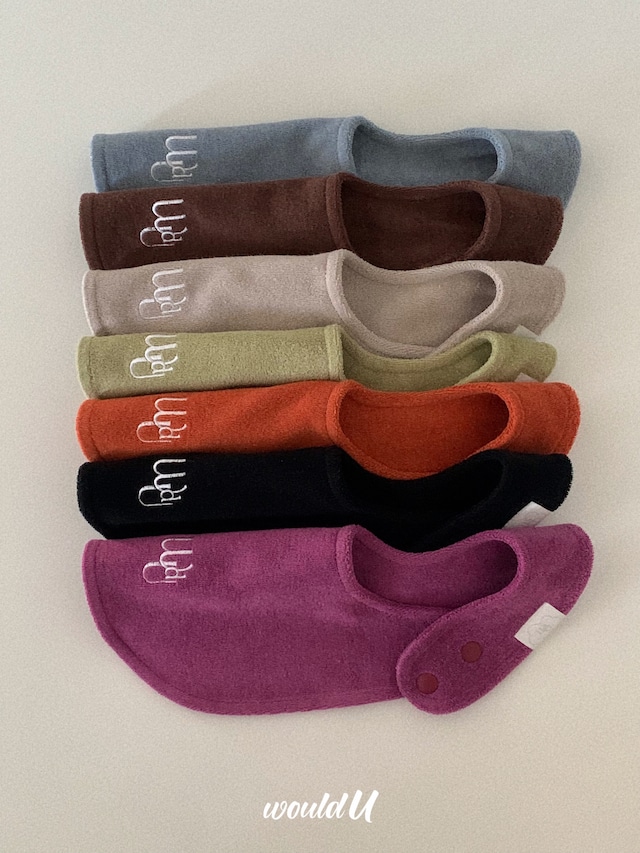 【予約】Would.U 「cloud terry bibs」woulduウッドユー