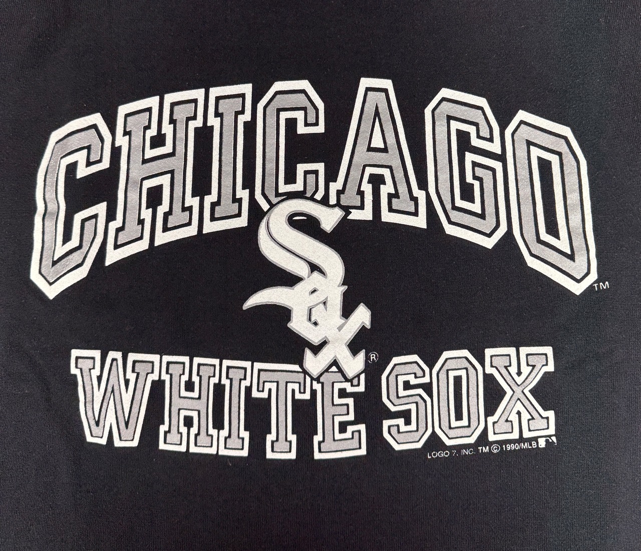 1990 CHICAGO WHITE SOX LOGO7 made in usa タグ欠損・画像4