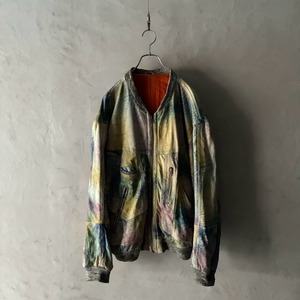 90’s Watercolor Leather Jacket