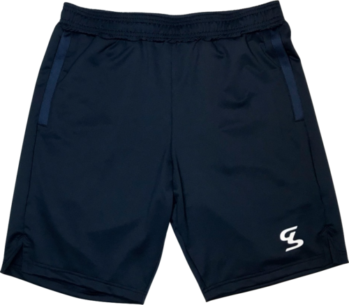 GS Logo Game Short Pants  (ALL JAPAN MADE PRODUCTS) / Navy ：Logo White