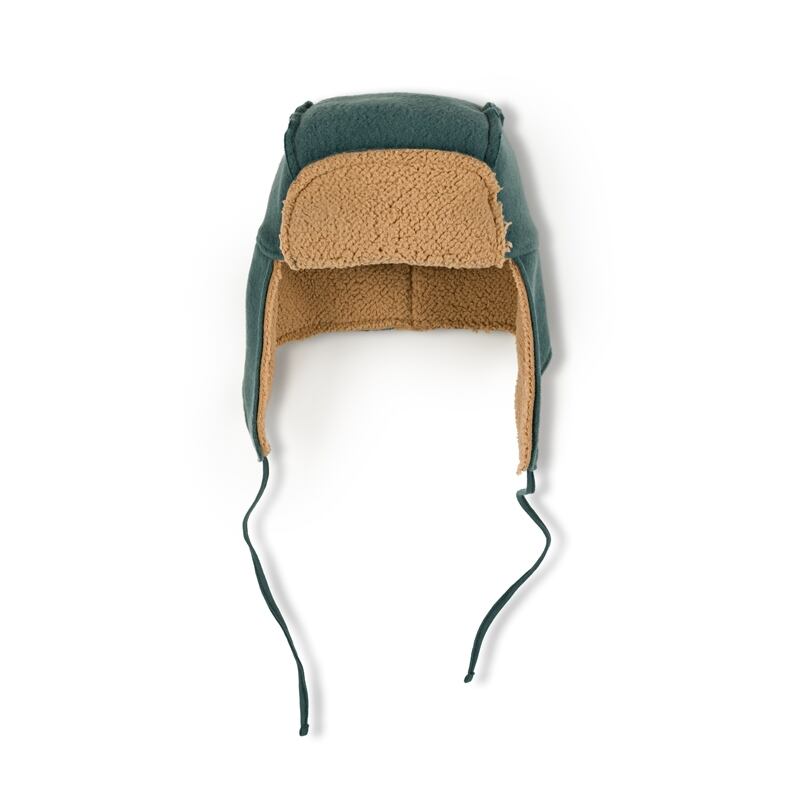 nixnut トップス 98、フライトキャップ2-3y 即納【nixnut】Winter Hat / Moss フライトキャップ / nixnut