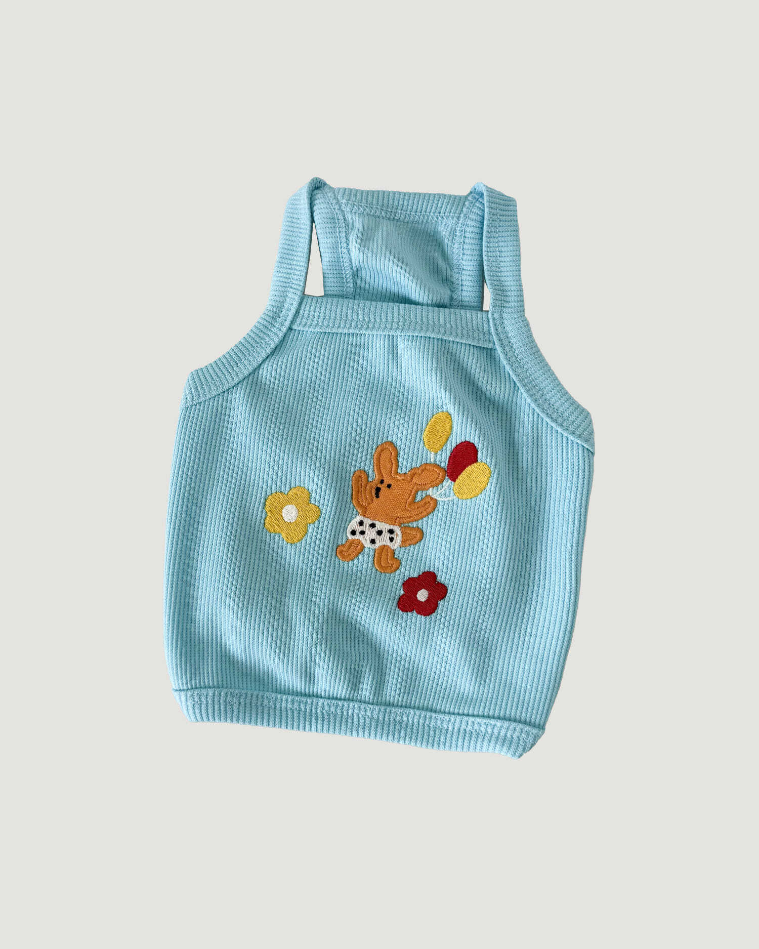 予約【cote a cote】Balloon Puff Crop Top (Sky Blue)