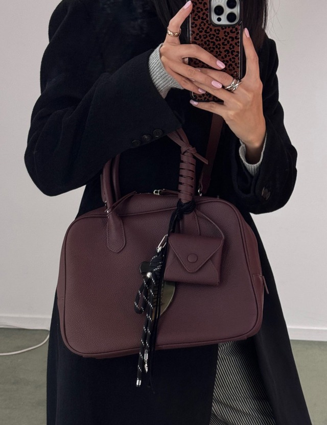 【25ss】牛革100％・Post Bag(Airpodsパウチ付)_3colors