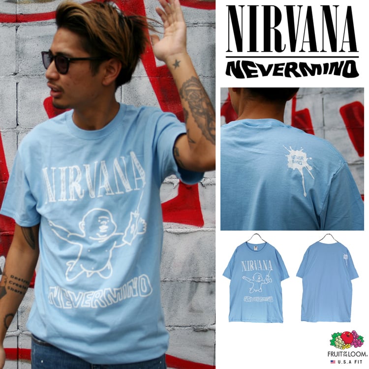 NIRVANA半袖ｔシャツNEVERMINDバンド