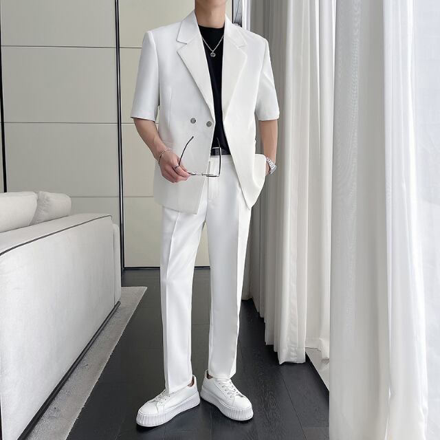 予約販売】2点セット スーツ パンツ メンズ セットアップ ジャケット