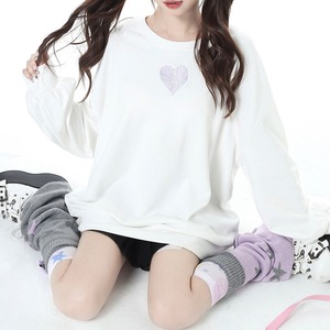 スウェット トップス バックリボン レディース 韓国 秋冬 おしゃれ ガーリー 原宿系 大人 かわいい ゆったり 体型カバー トレーナー オーバーサイズ 大人可愛い 大人女子 【送料無料】