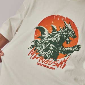 怪獣プリント オーバーサイズ Tシャツ  A1897