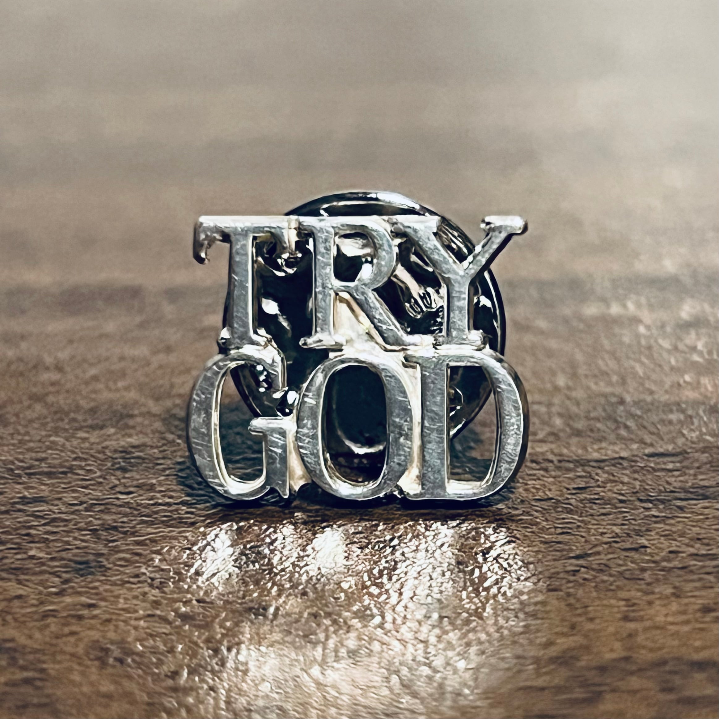 ネックレストップSilve【希少】Vintage Tiffany TRY GOD