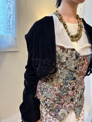 vintage “Scott McClintock” black velvet cord jacket