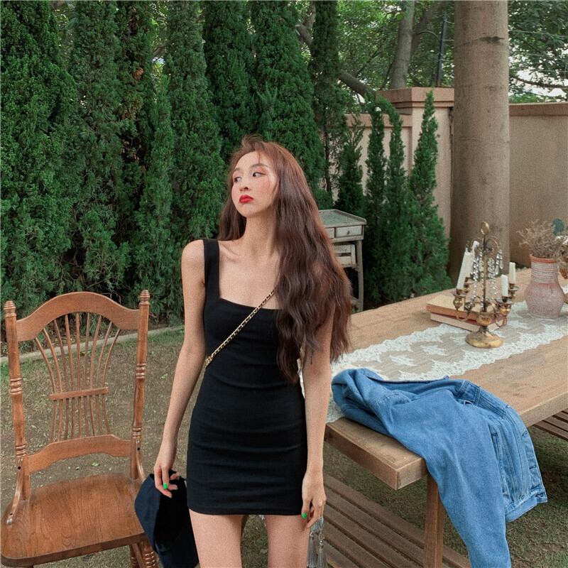 Aラインスカート サマーウェストスリムドレス 夏物 スクウェア ドラファッションホール28279323449