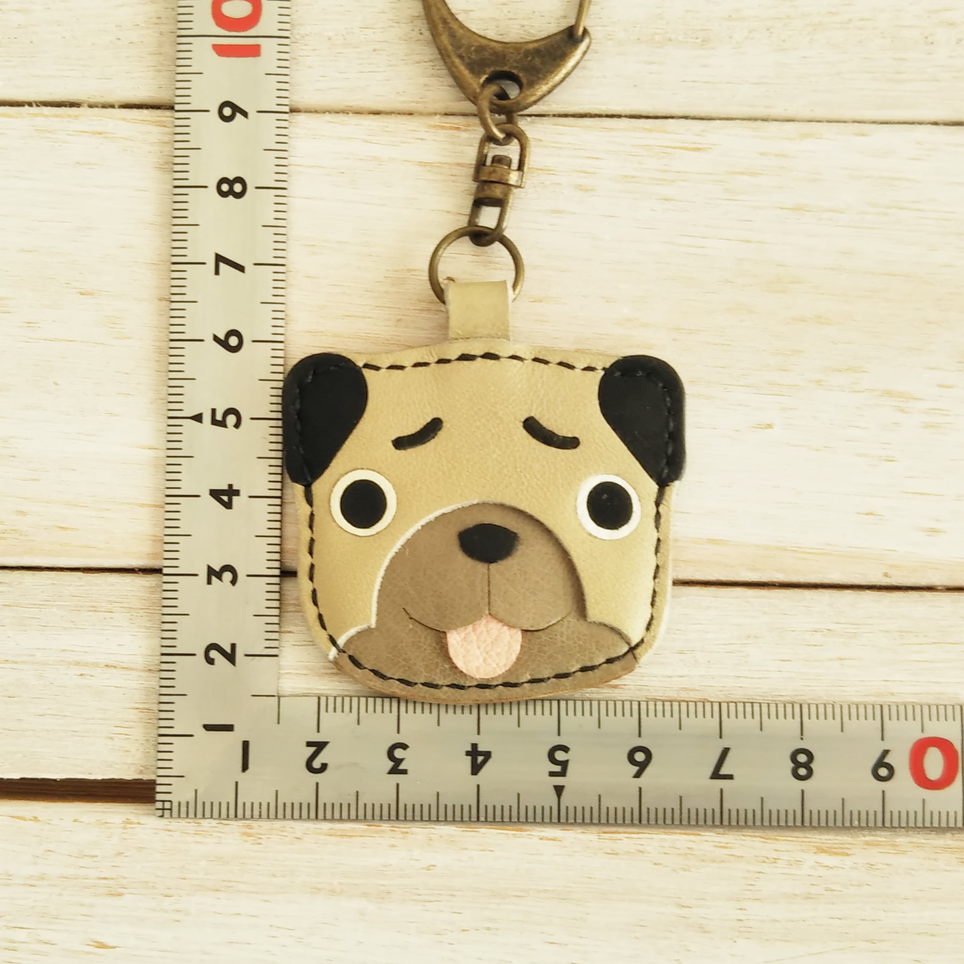 パグ キーホルダー （本革） | Western Field