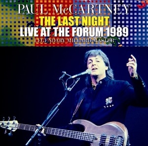 NEW PAUL McCARTNEY  THE LAST NIGHT:LIVE AT THE FORUM 1989 - LEGENDARY MILLARD MASTER  2CDR  Free Shipping