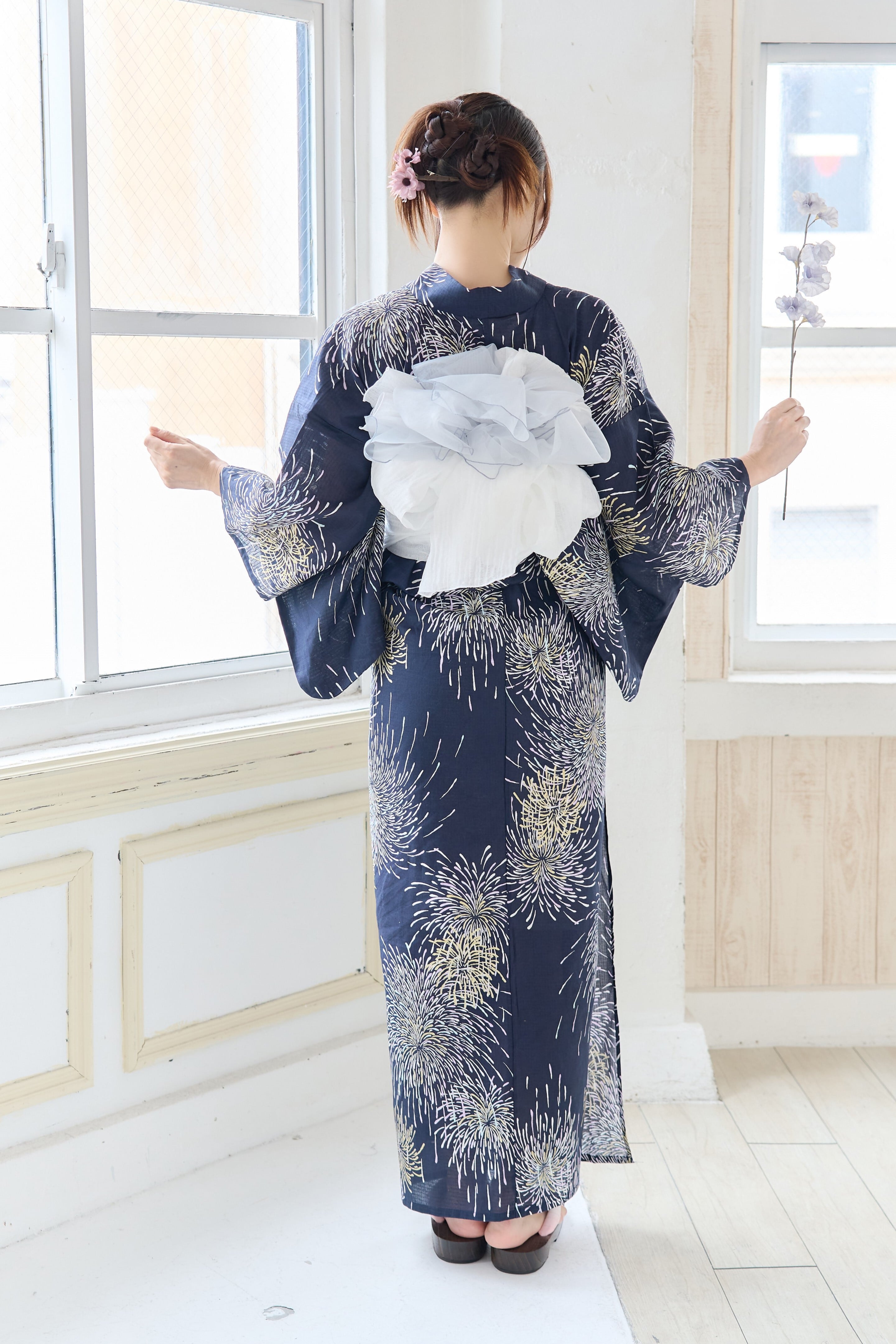 浴衣4点セット涼風の夏祭り（花火）Y4-31 | ANDESIR【アンデジール