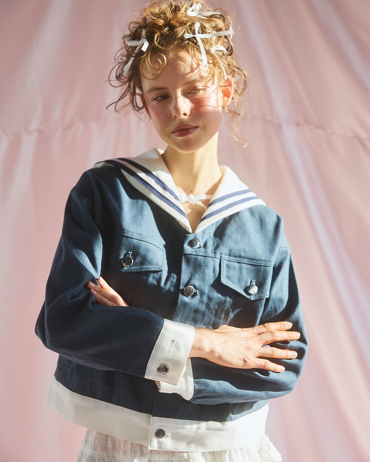 S/S セーラーデニムジャケット | lilLilly official webstore
