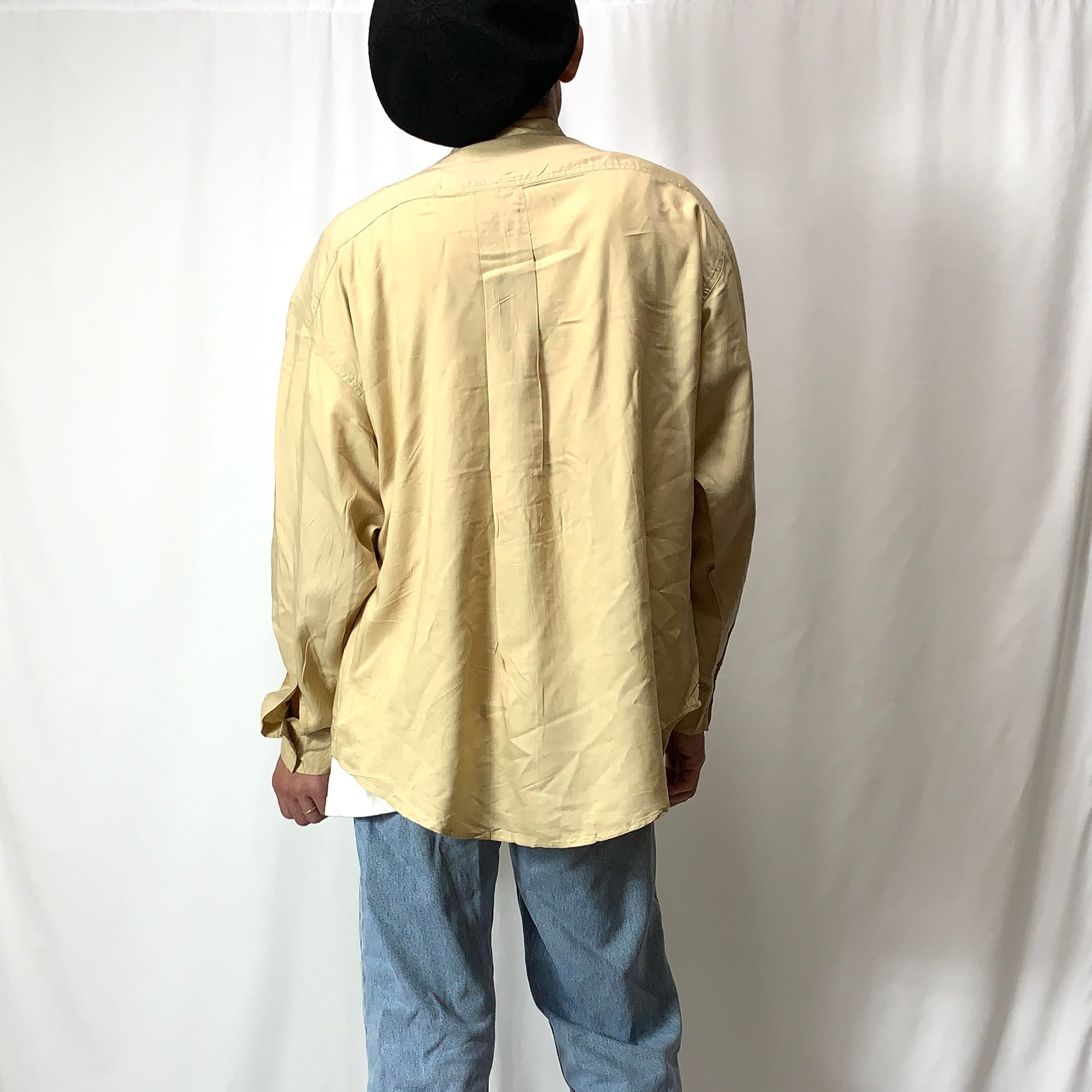vintage old 80s 90s Deadstock GOOUCH Rayon Shirt デッドストック