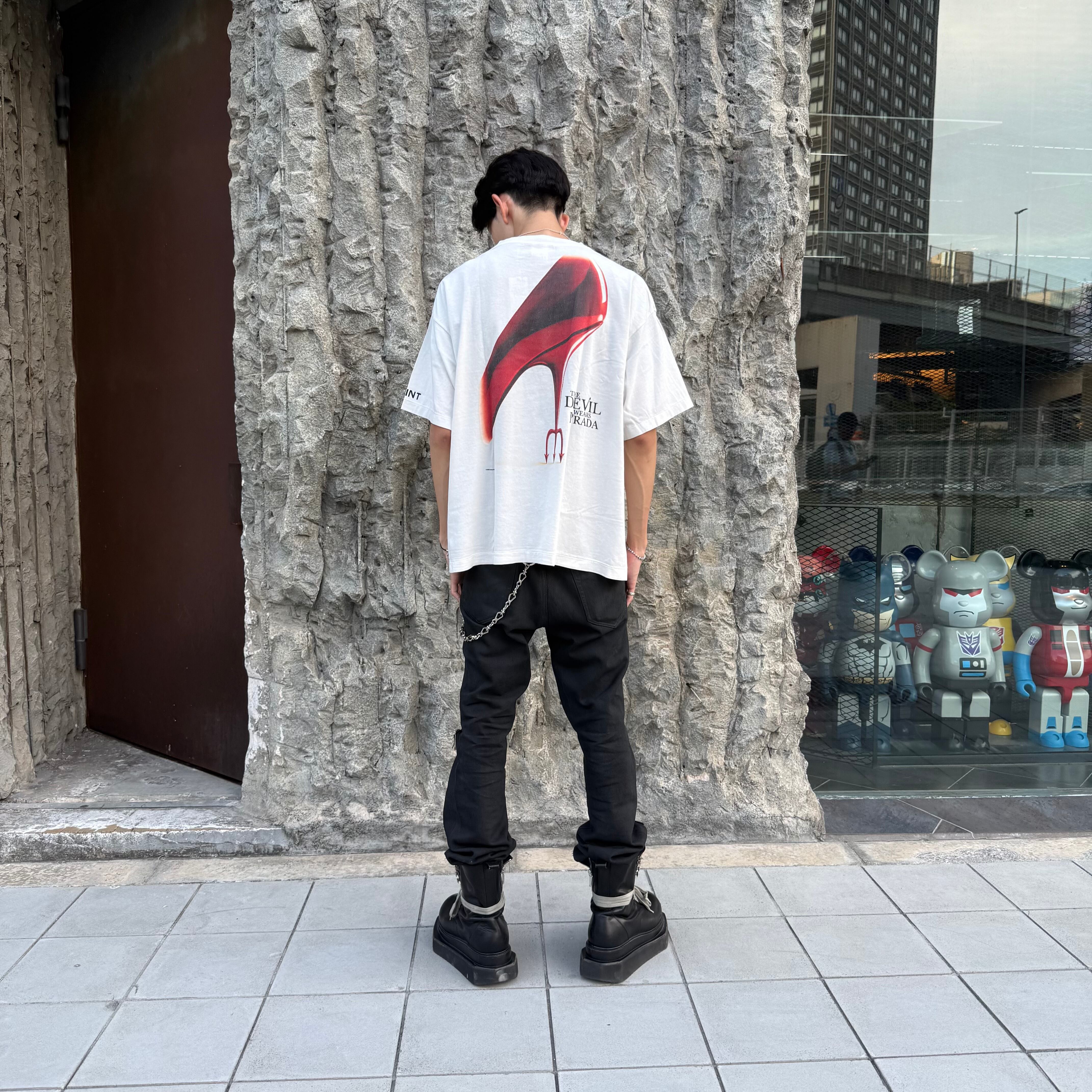 SAINT Mxxxxxx】SM-MK1-0000-K01/TDWP_SS TEE/RUNWAY/WHITESM-MK1-0000