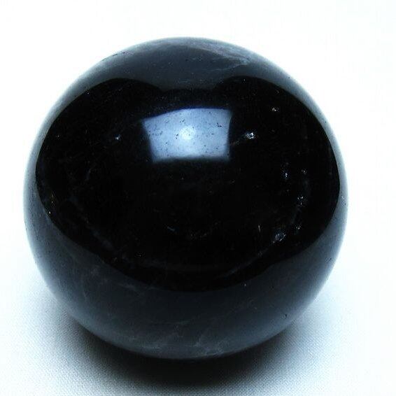 モリオン 黒水晶 丸玉 65mm 一点物 151-9557