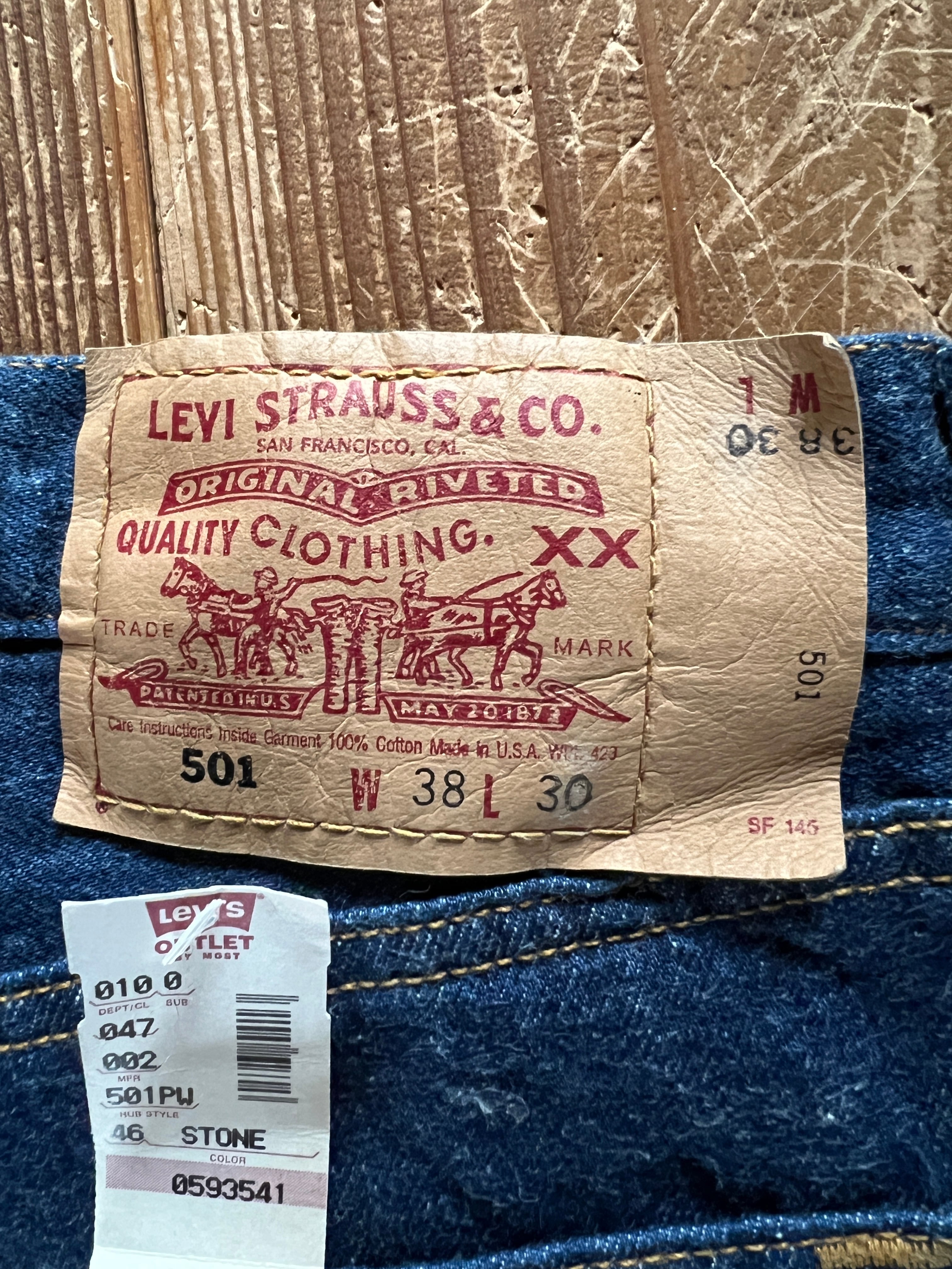 90's Levi's 501 デニムパンツ DEADSTOCK IRREGULAR 表記(38×30) USA製