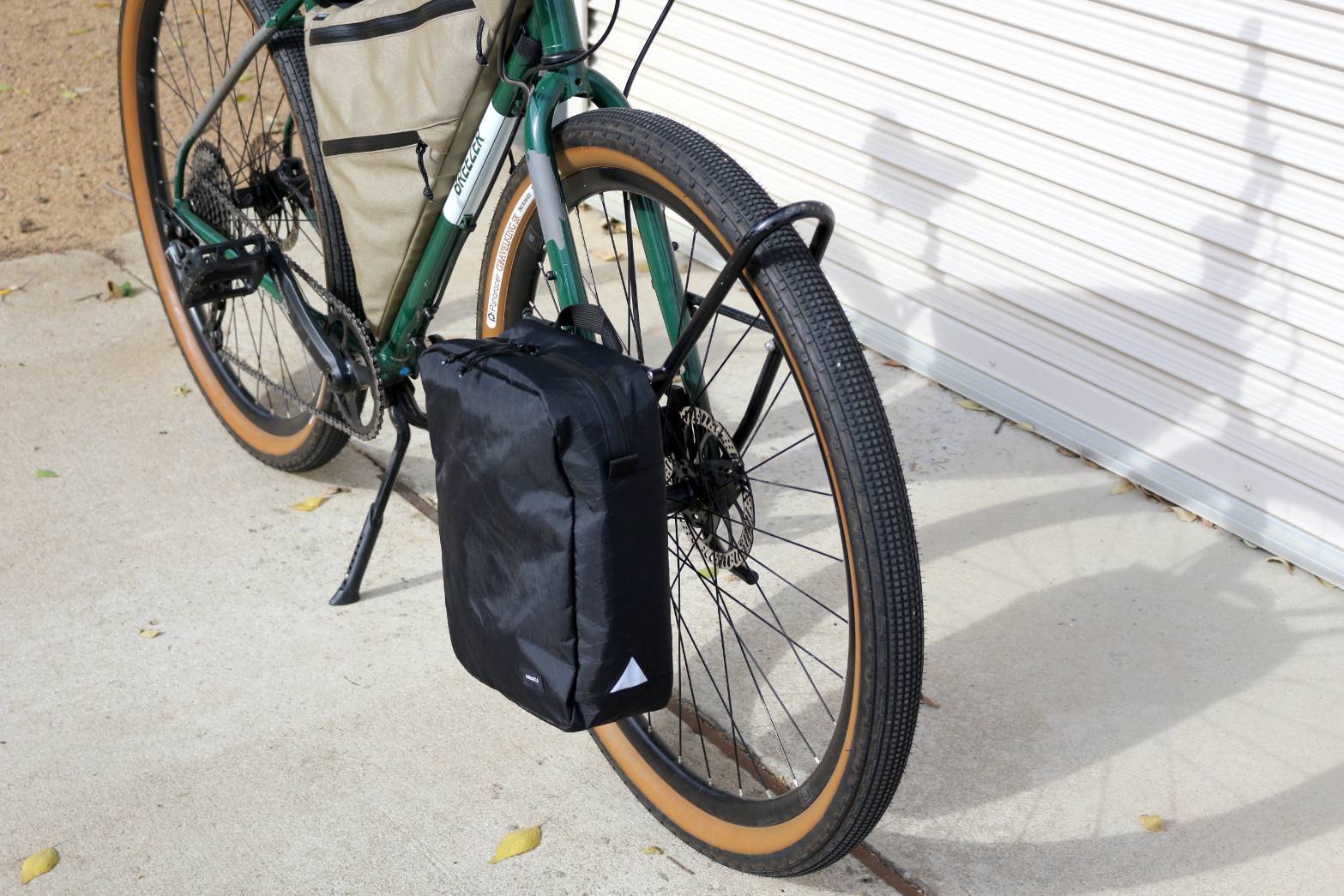 Zip Pannier Bag X-PAC Black | AGHARTA bike packing