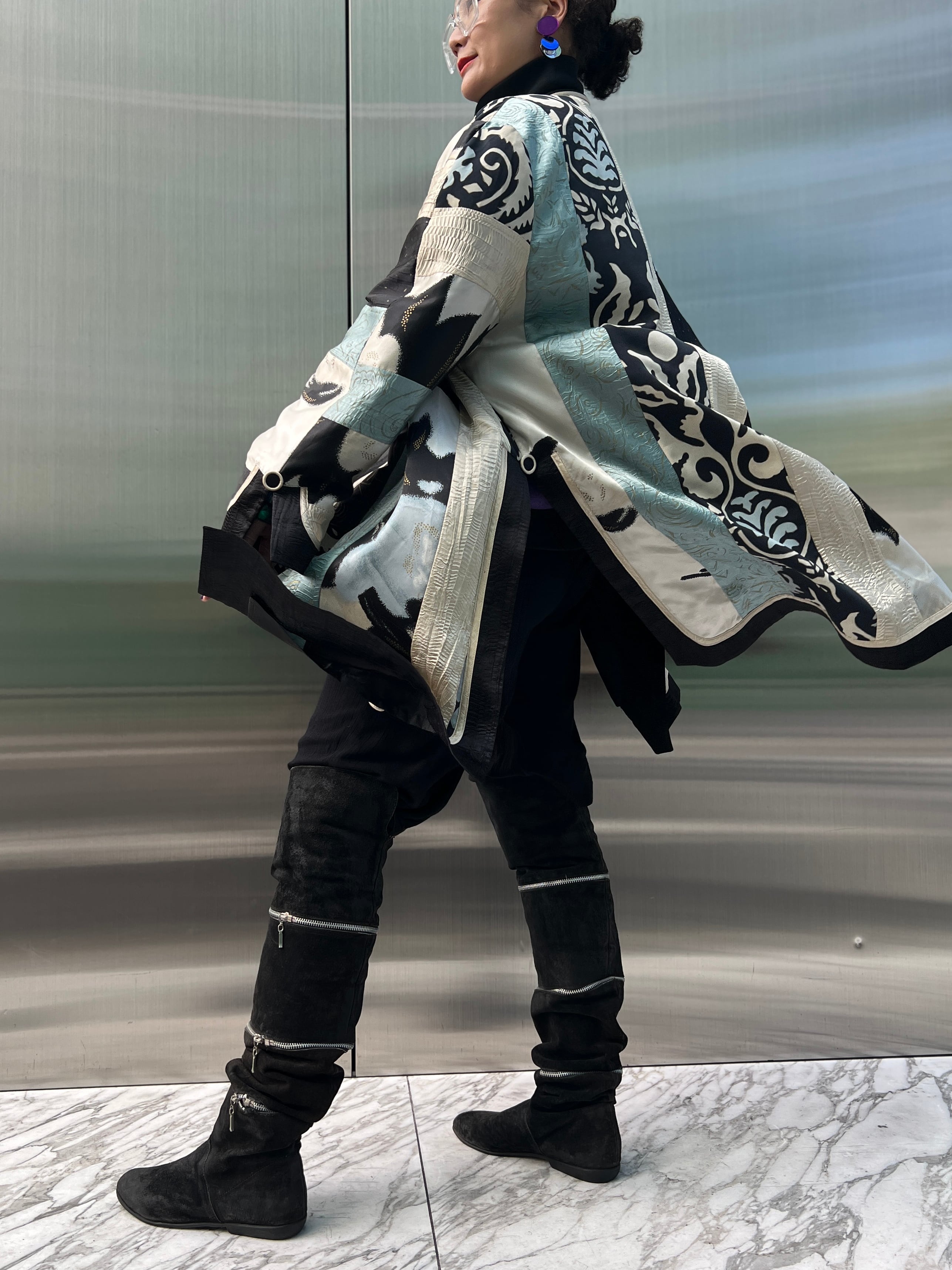 ★Speacial★ JM big size patchwork jacket coat