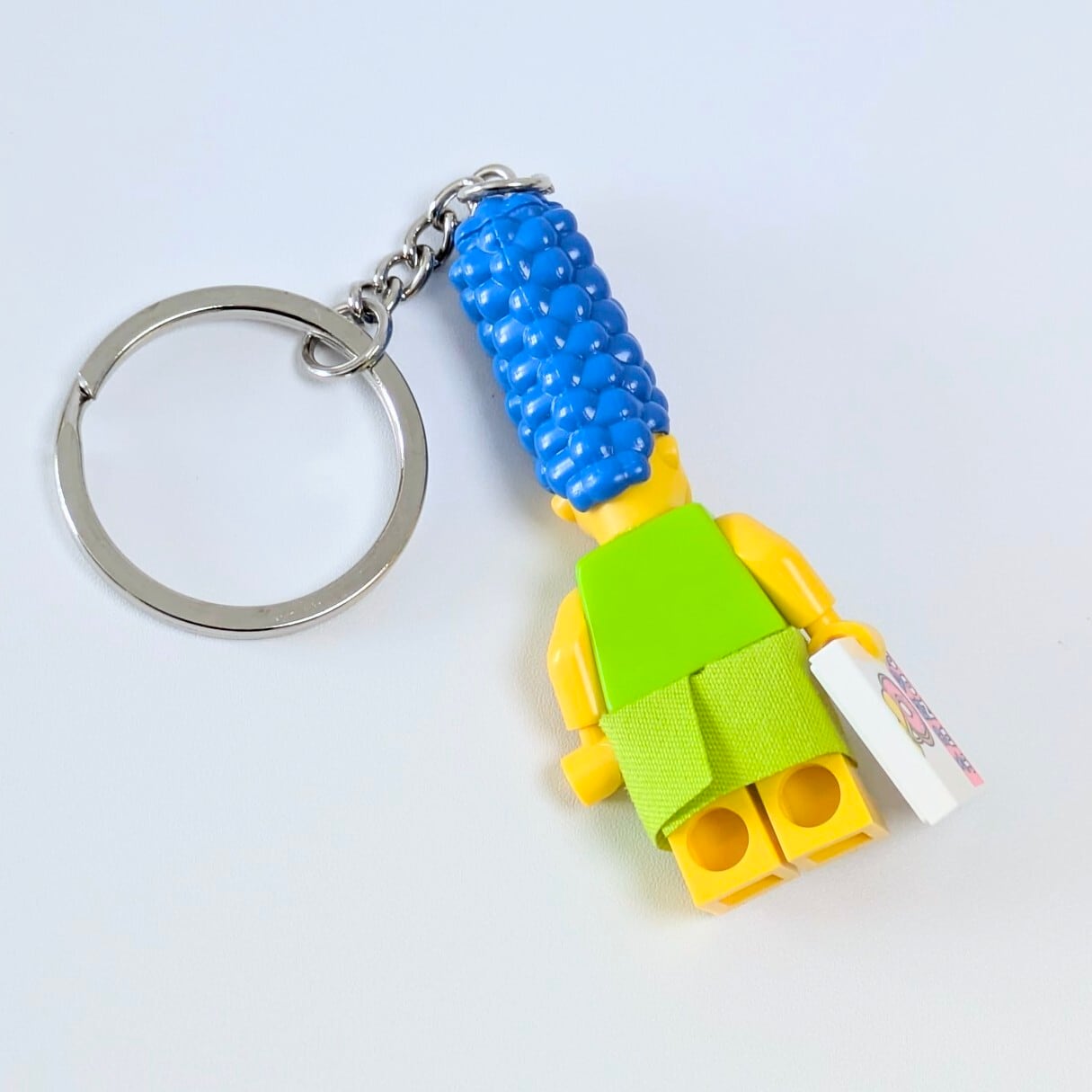 待望の再入荷！お早めに！【ブロックフィギュアキーホルダー】 ★The Simpsons（ザ シンプソンズ）マージ・シンプソン★〚アメリカン雑貨 アメトイ〛