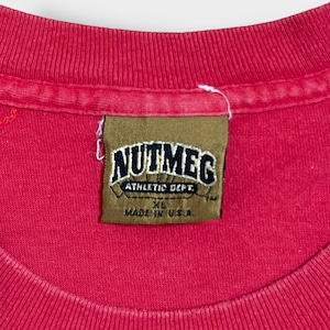 【NUTMEG】90s USA製 Tシャツ プリント MLB オフィシャル カージナルス St. Louis Cardinals XL ビッグサイズ ビッグプリント シングルステッチ ナツメグ US古着