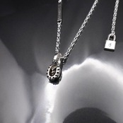 HORSESHOE : C #1 NECKLACE with GODSIZE® I.D. TAG / ホースシュー : C #1 ネックレス ゴッドサイズ® I.D.タグ